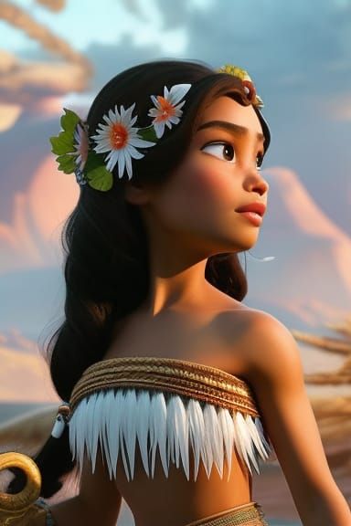 Moana Ai Generated Artwork Nightcafe Creator 