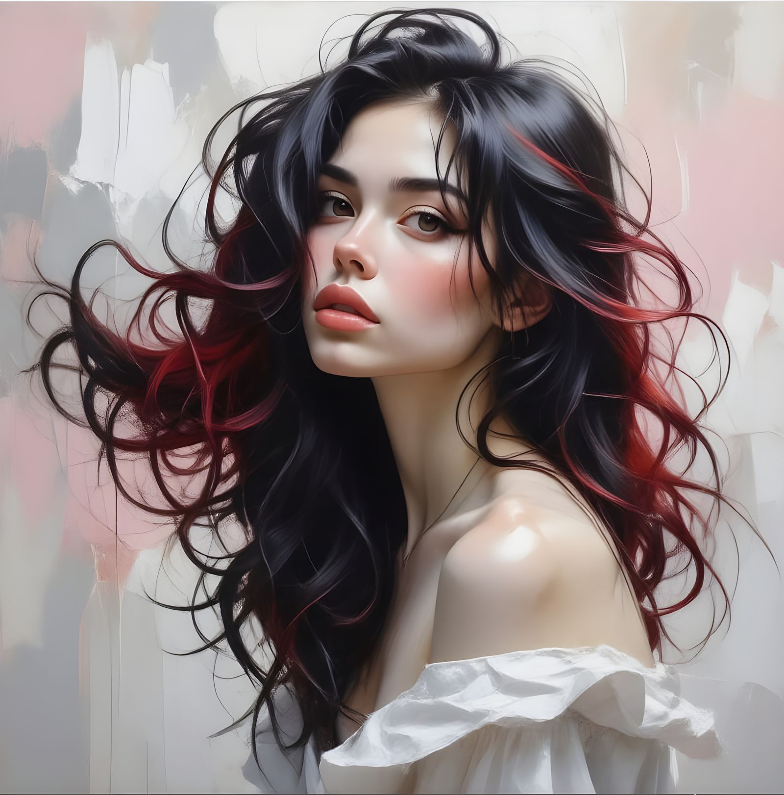 Femme Magnifique with Chestnut Hair