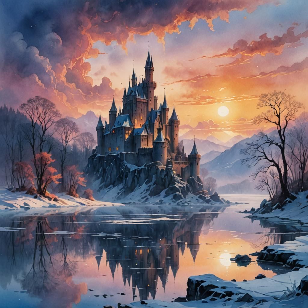 Winter Castle  by @atpollard