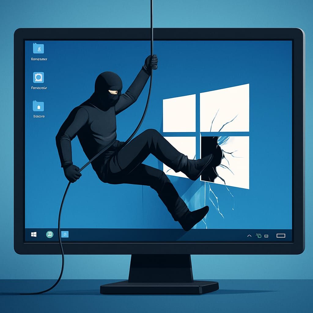 "לגנב מספיק רק חלון אחד פתוח"