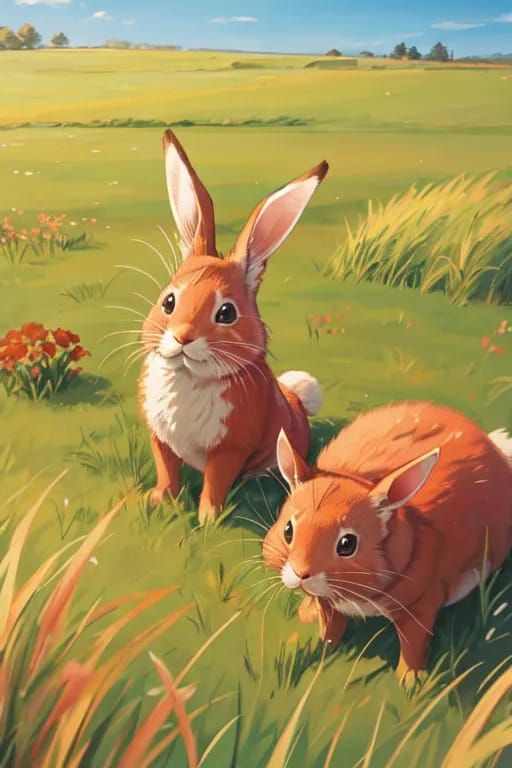 Yuki and Claire Rabbit