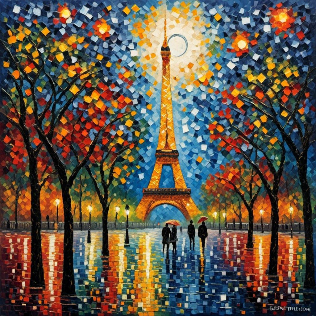 <lora:ImpastoXL:1.0>
<lora:DadaismSunnyDayXL:0.2><lora:RomanticCompXL:0.2> 
<lora:FauviPointiXL:0.1>
Paris  quarter Eiffel tower streetlight...