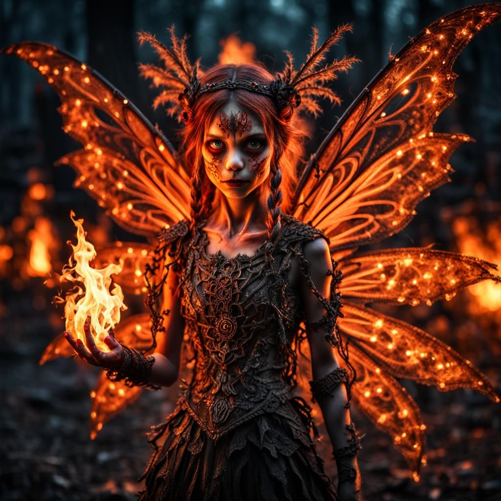 Fire Fairy  by @Gouty