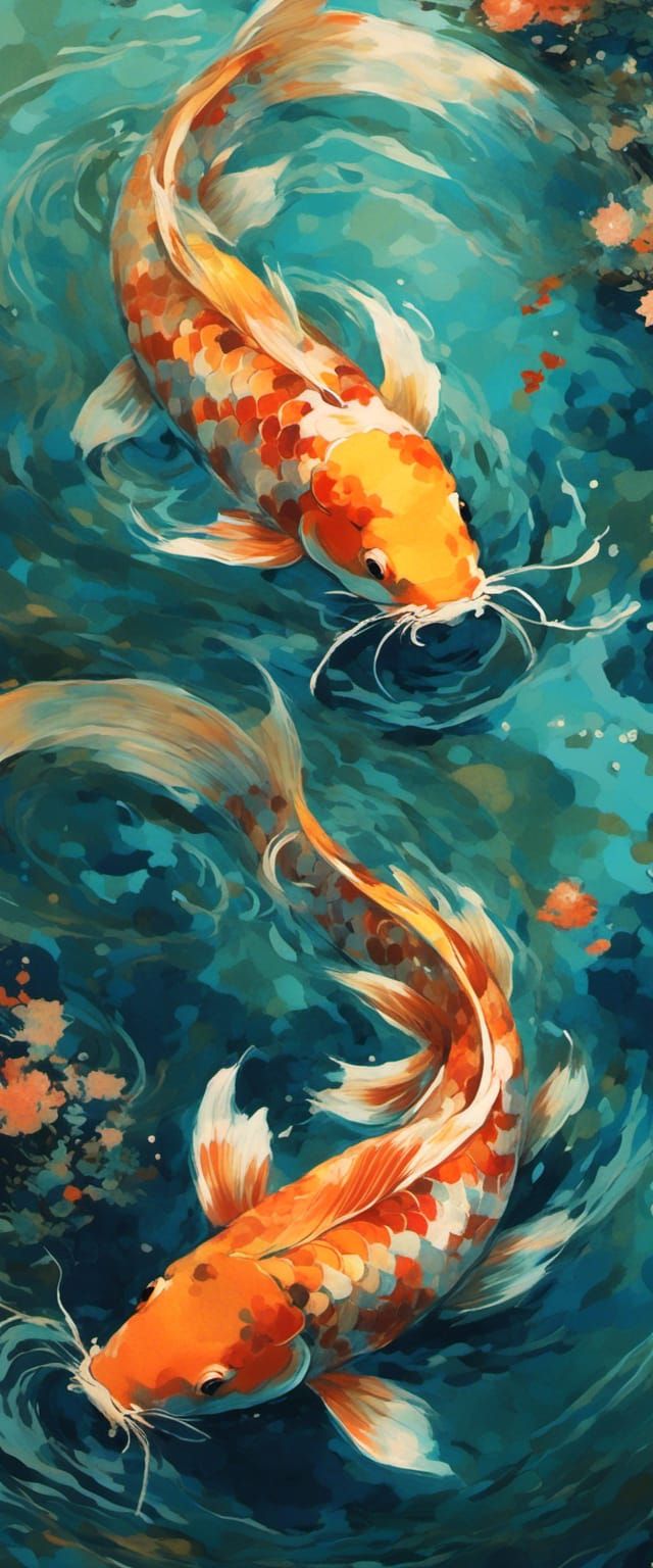 Upscale Koi Fish