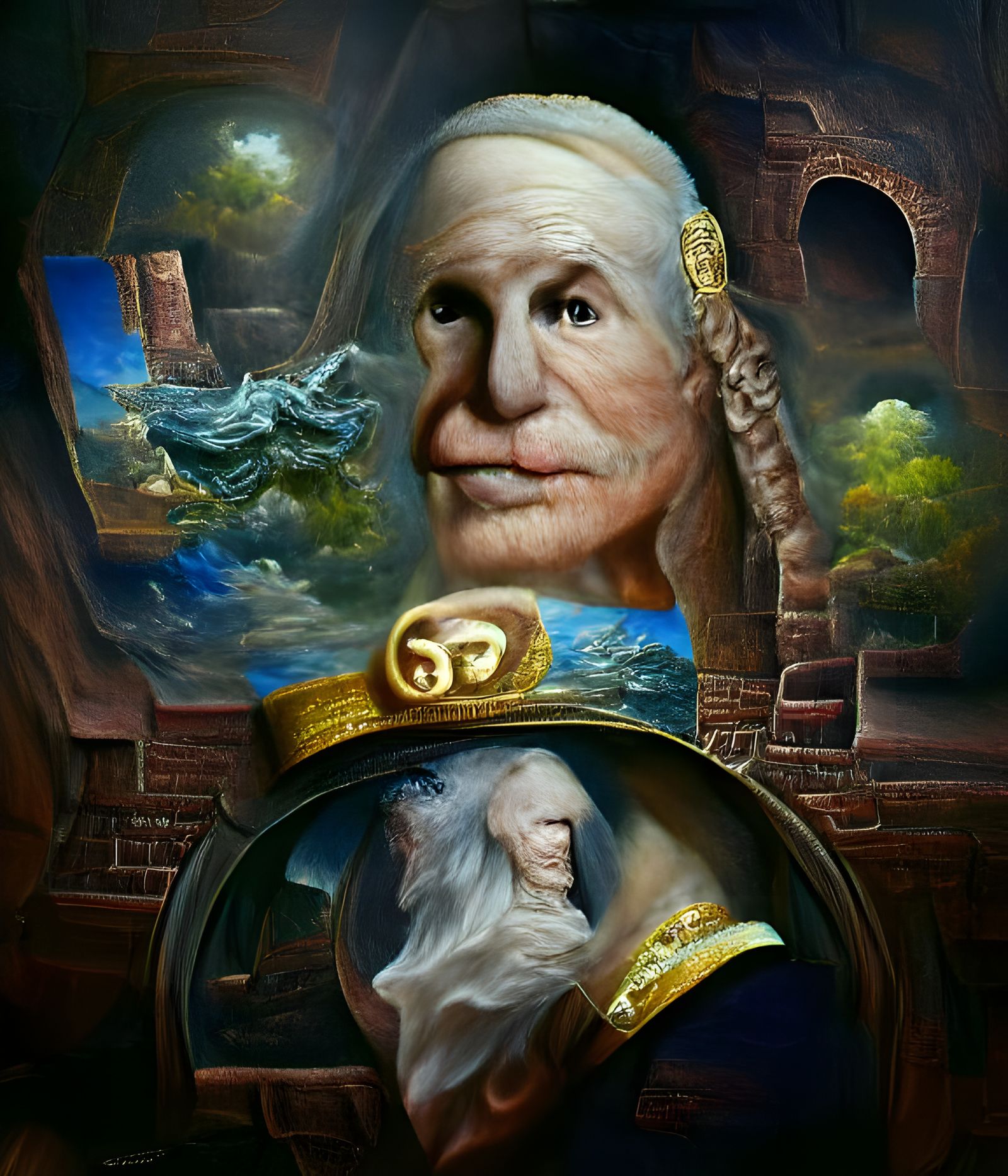 Portrait of George Washington - AI Generated Artwork - NightCafe Creator
