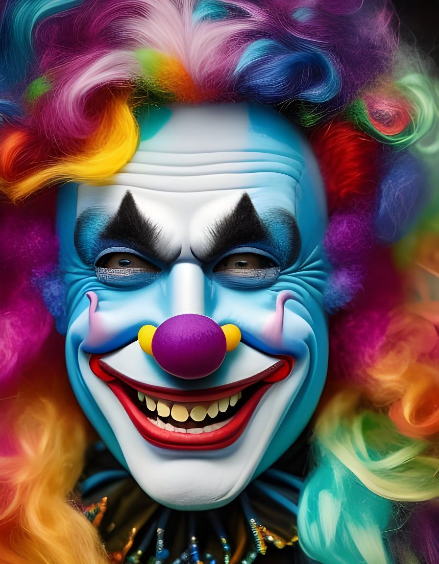 Friendly clown - AI Generated Artwork - NightCafe Creator