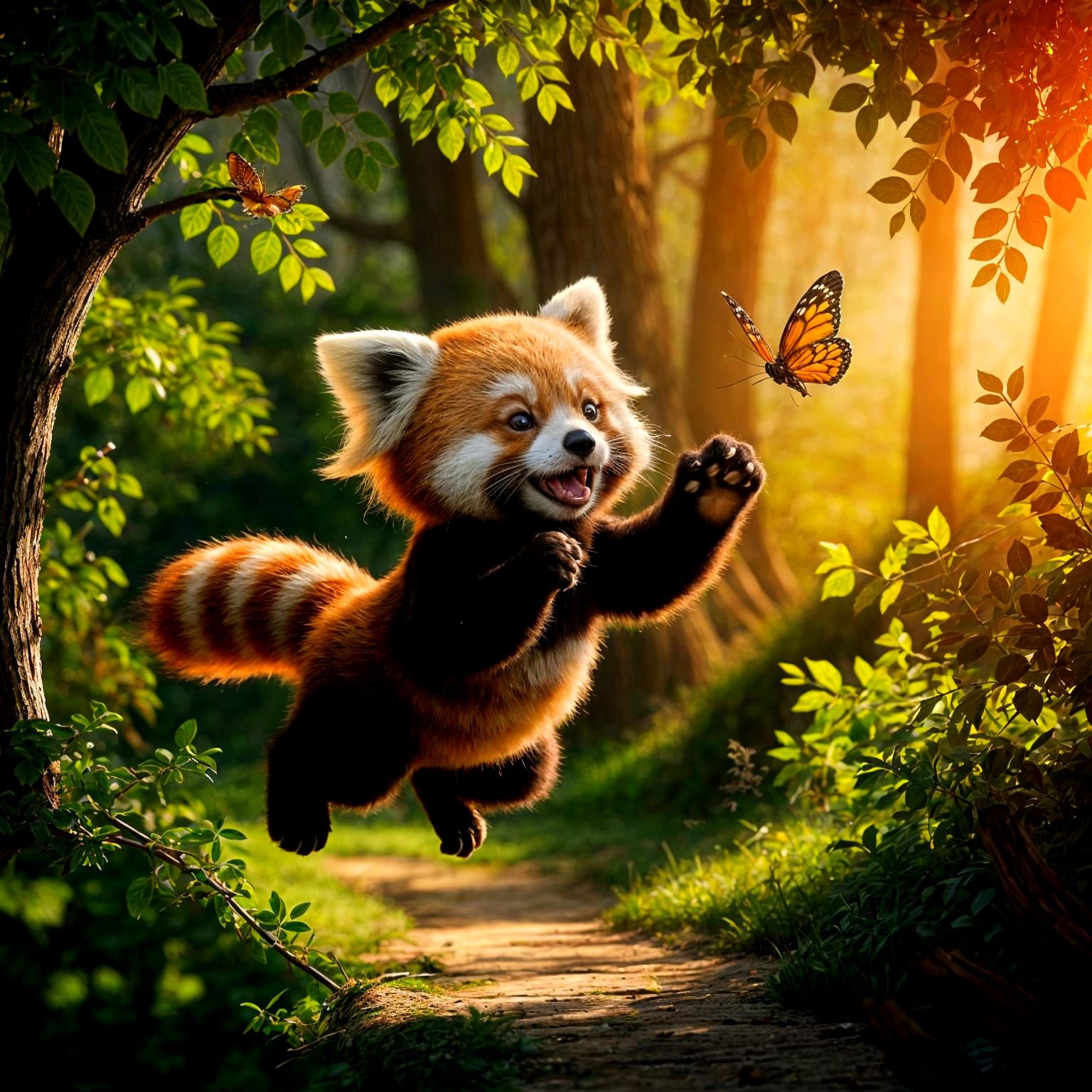 Jump for joy  by @Lilsilverfish