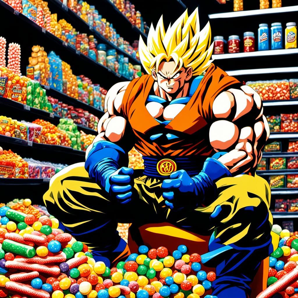 Saiyan want Candy!