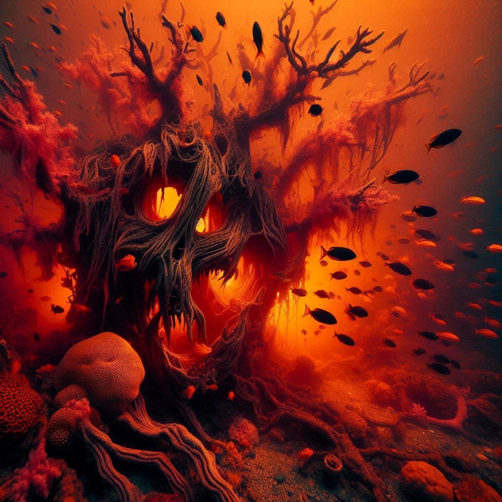 Halloween Coral Reef Ecosystem