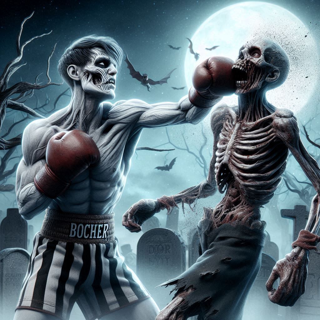 Zombie Skeleton Boxing