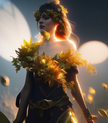Beautiful elf queen