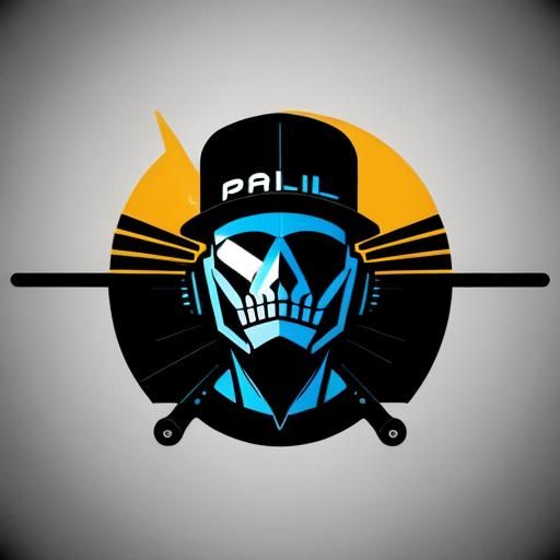 A cool stylized logo for a music producer called 'Mr. Parall...