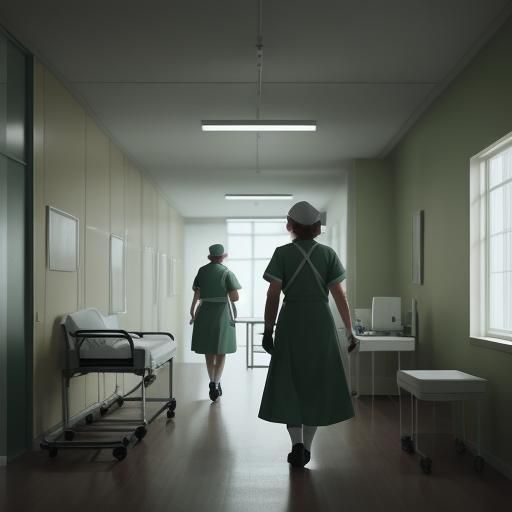 Hall was big enough for two hospital beds could fit side by ...