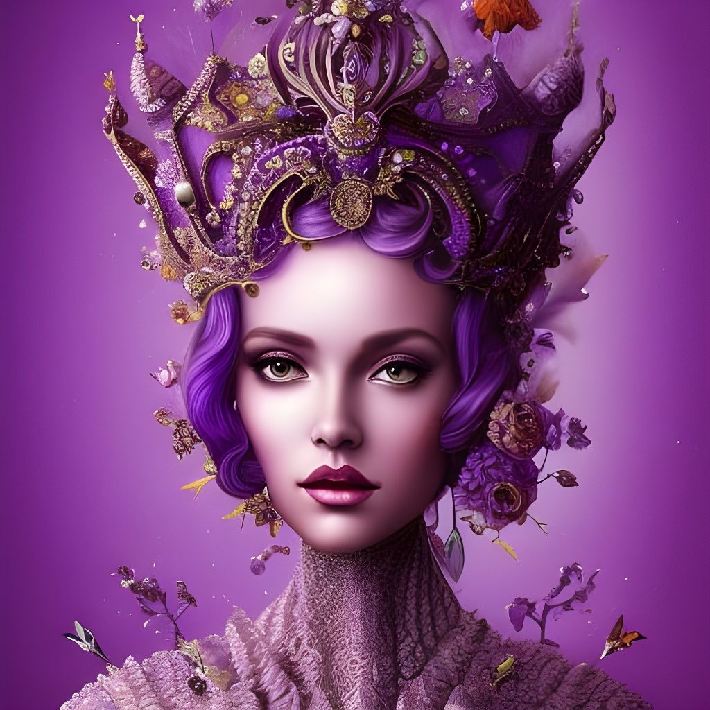 Purple Queen   by @Adia
