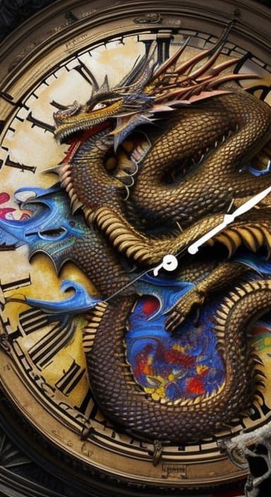 Dragon clock