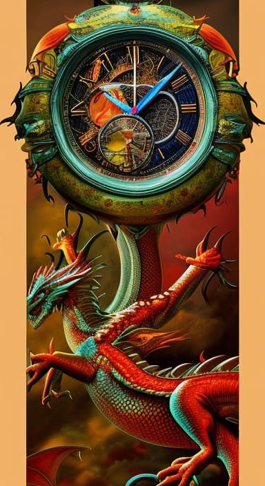 Dragon clock