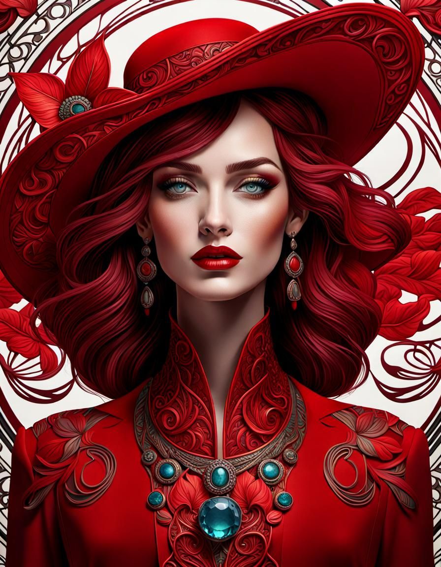 6 Pictures (1/6): Woman in red (Teil 2)