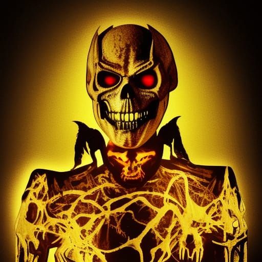 Christopher Walken Camazotz Ghost Rider portrait Eliot Porte...