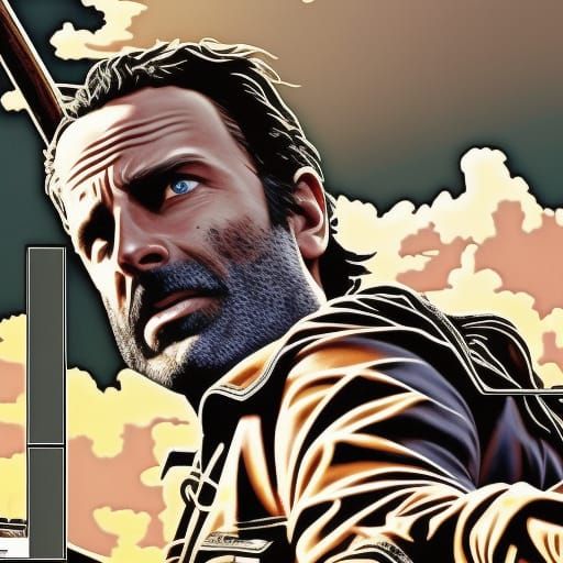 Rick Grimes Season 7 episode 5 - AI Generated Artwork - NightCafe Creator