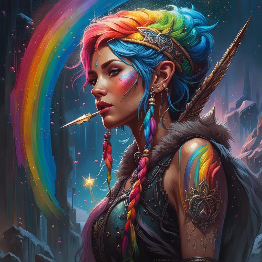 Rainbow apocalypse   by @Lillyana Brander