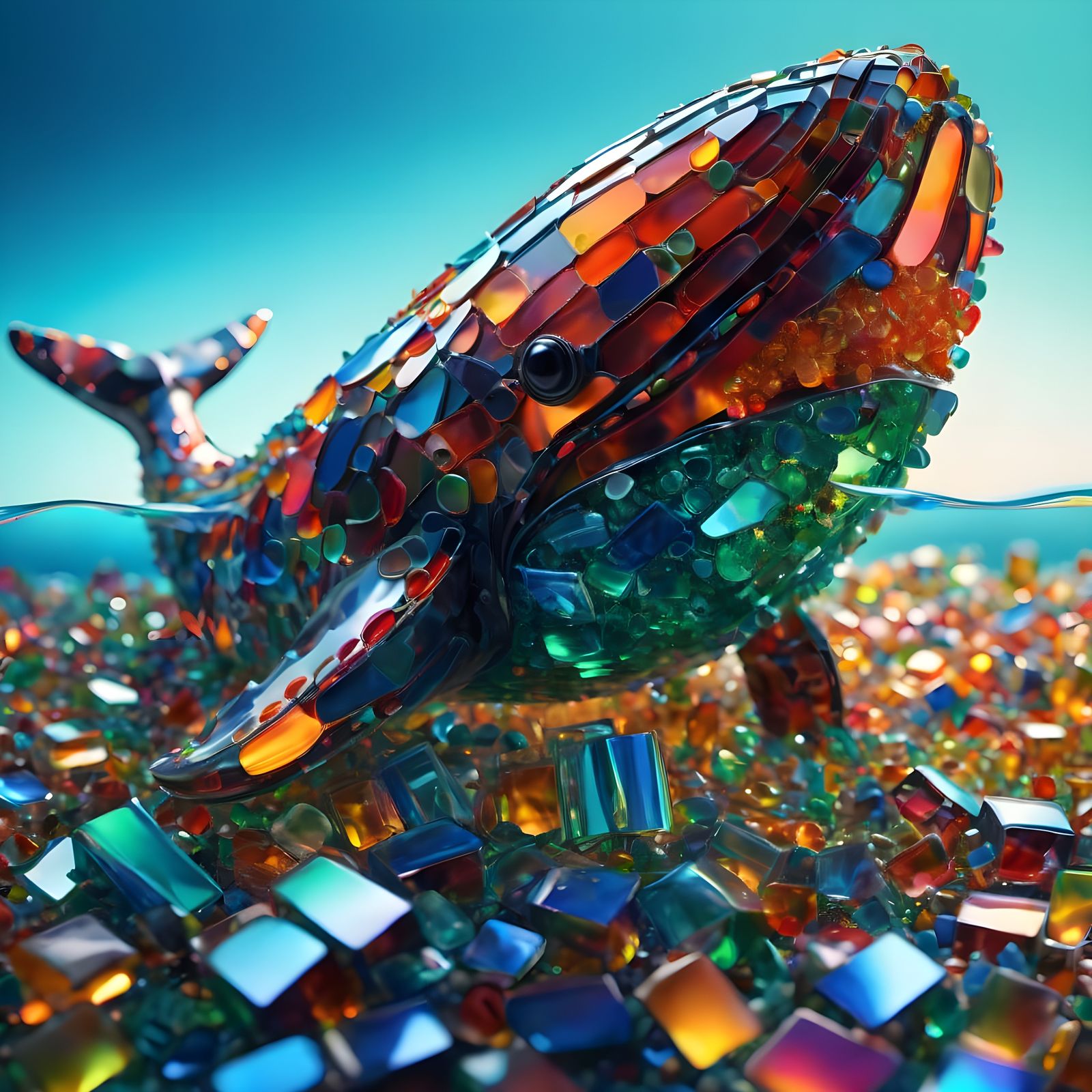 Plastics: A Whale of a Problem  by @Crafter5280