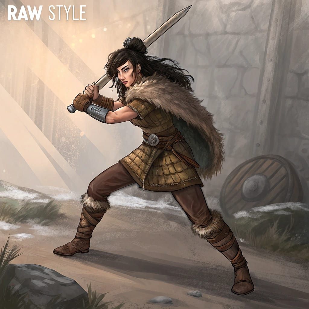 Recraft "V3 Raw" Style