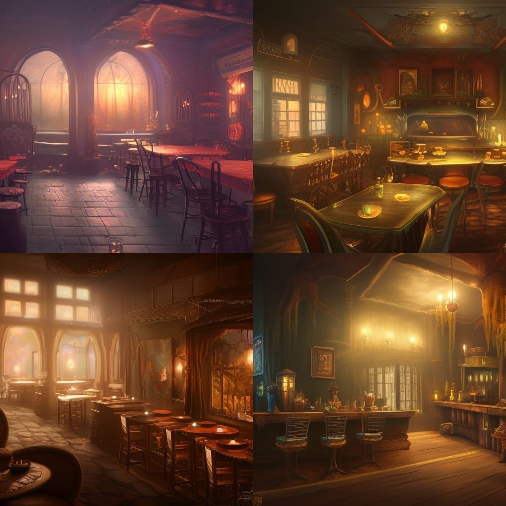 Haunted cafe