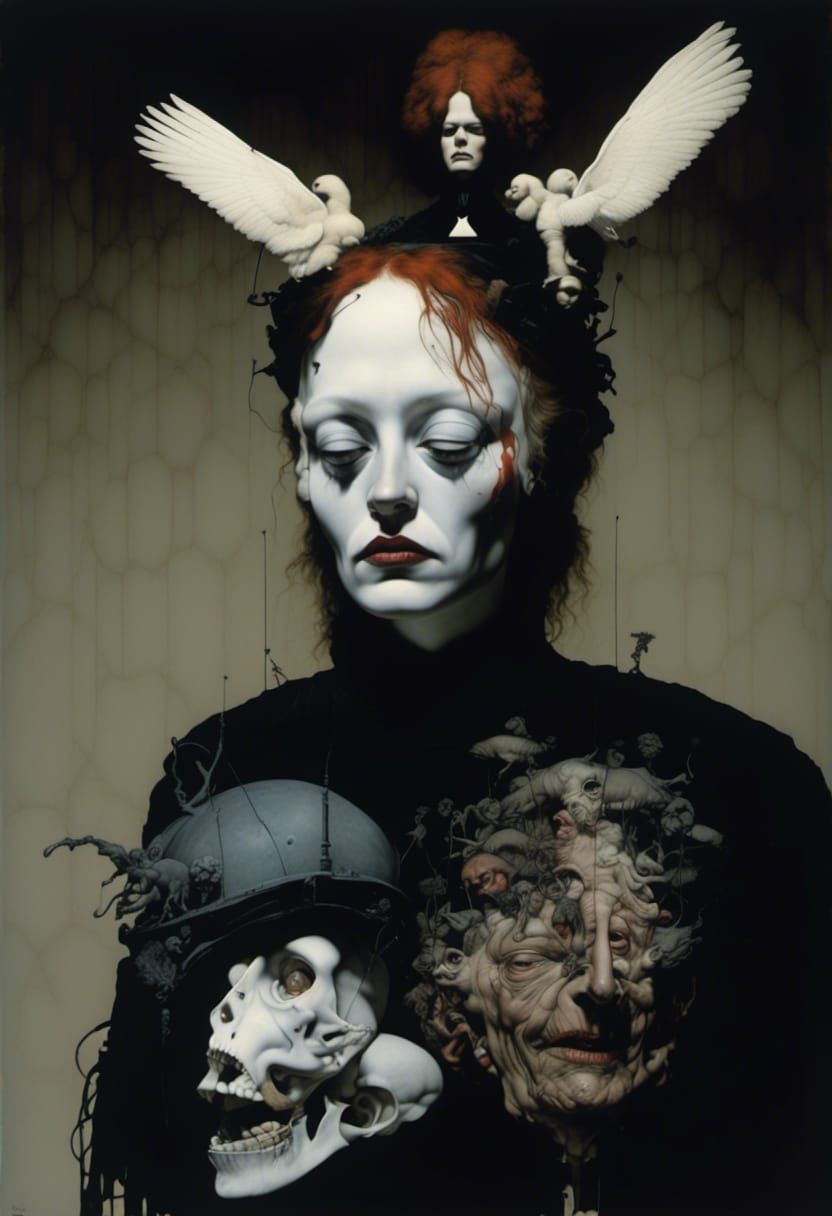 Jodie Foster's Army: Watercolor and Ink Masterpiece