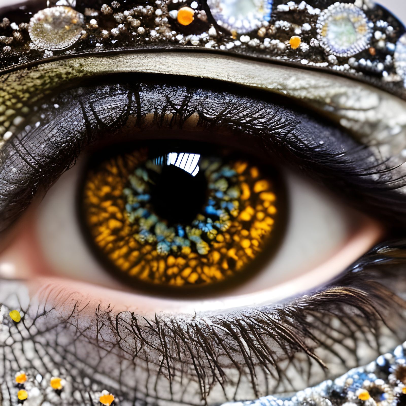 Decorated eye  by @Unforgotten Utopia