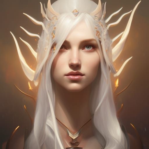 white elf goddess