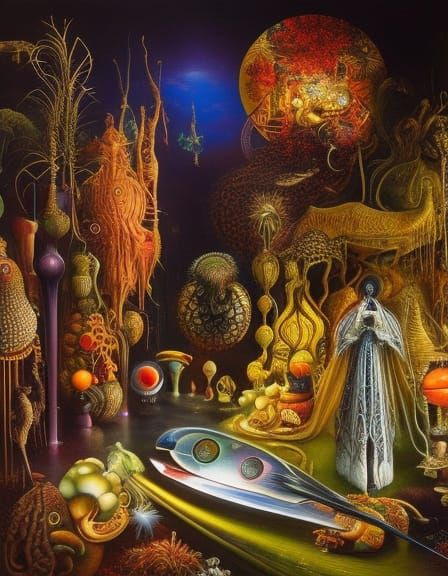 MUSTACHE FANTASY LANDSCAPE  3