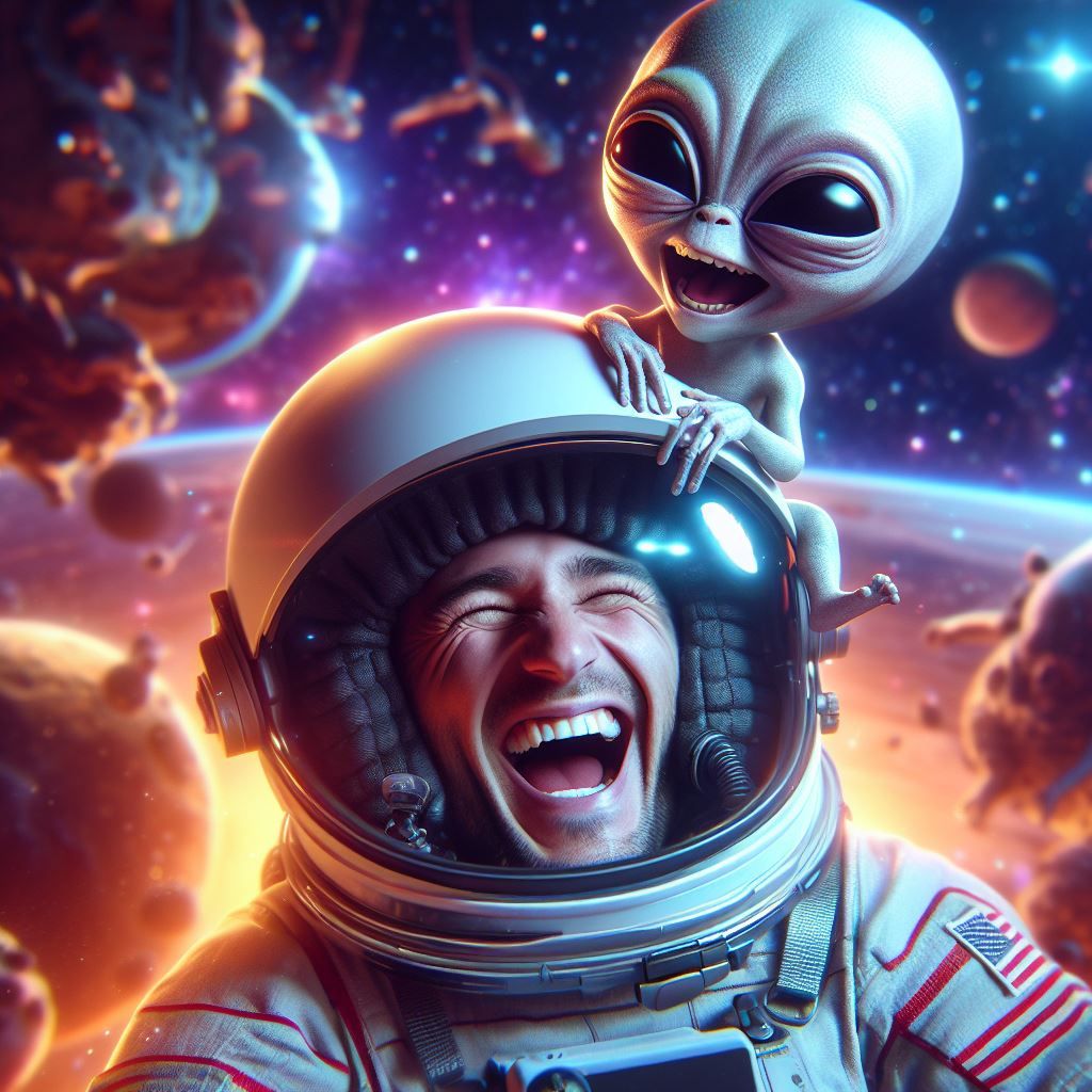 Outer Space Tickling