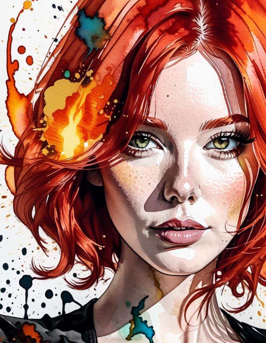 Red-head beauty