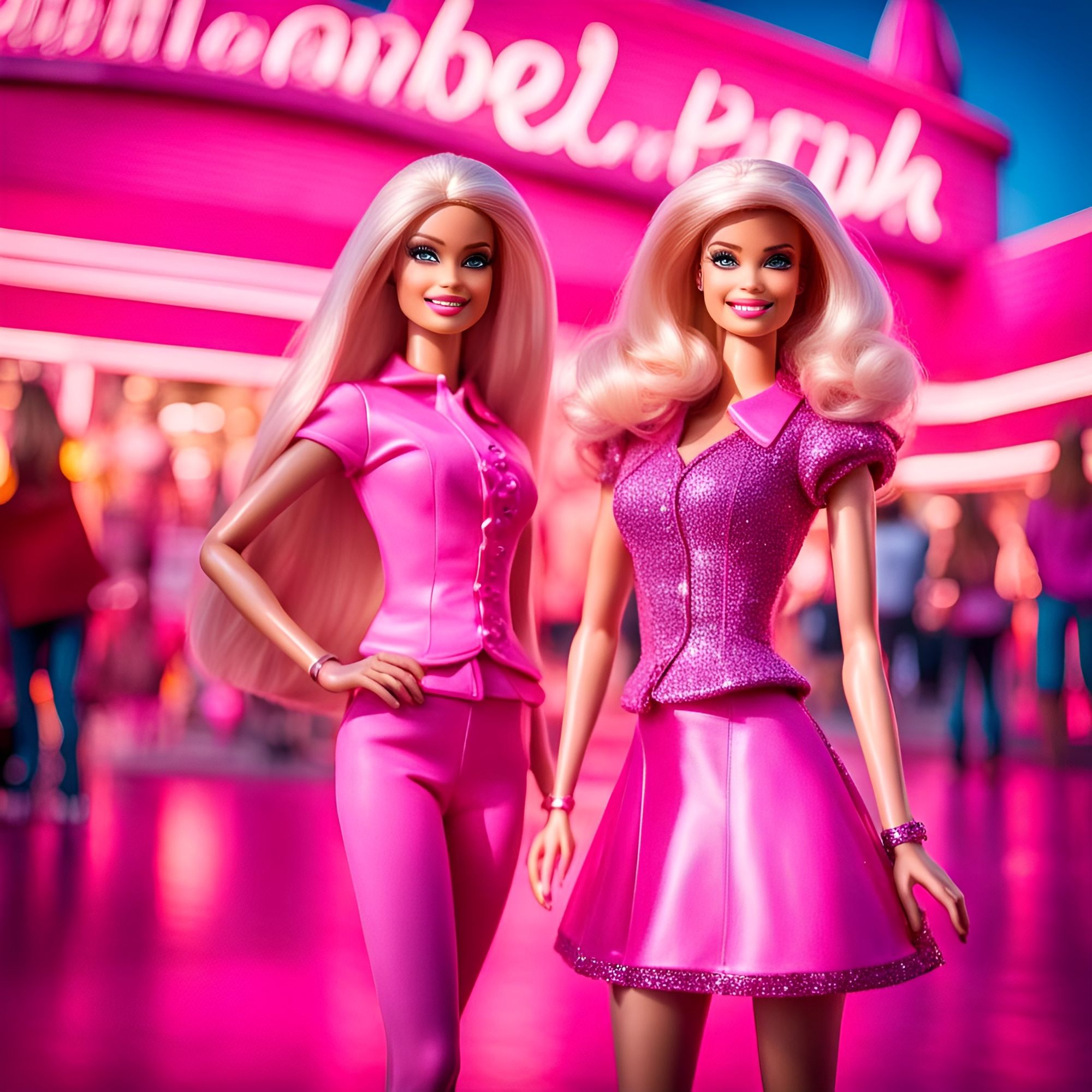 Barbie and the cheap twins