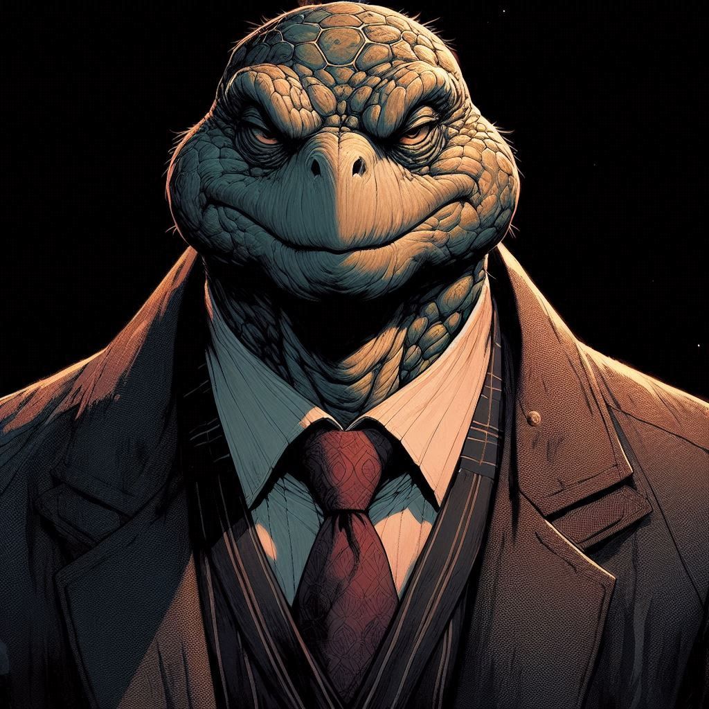 Tortoise mafia boss