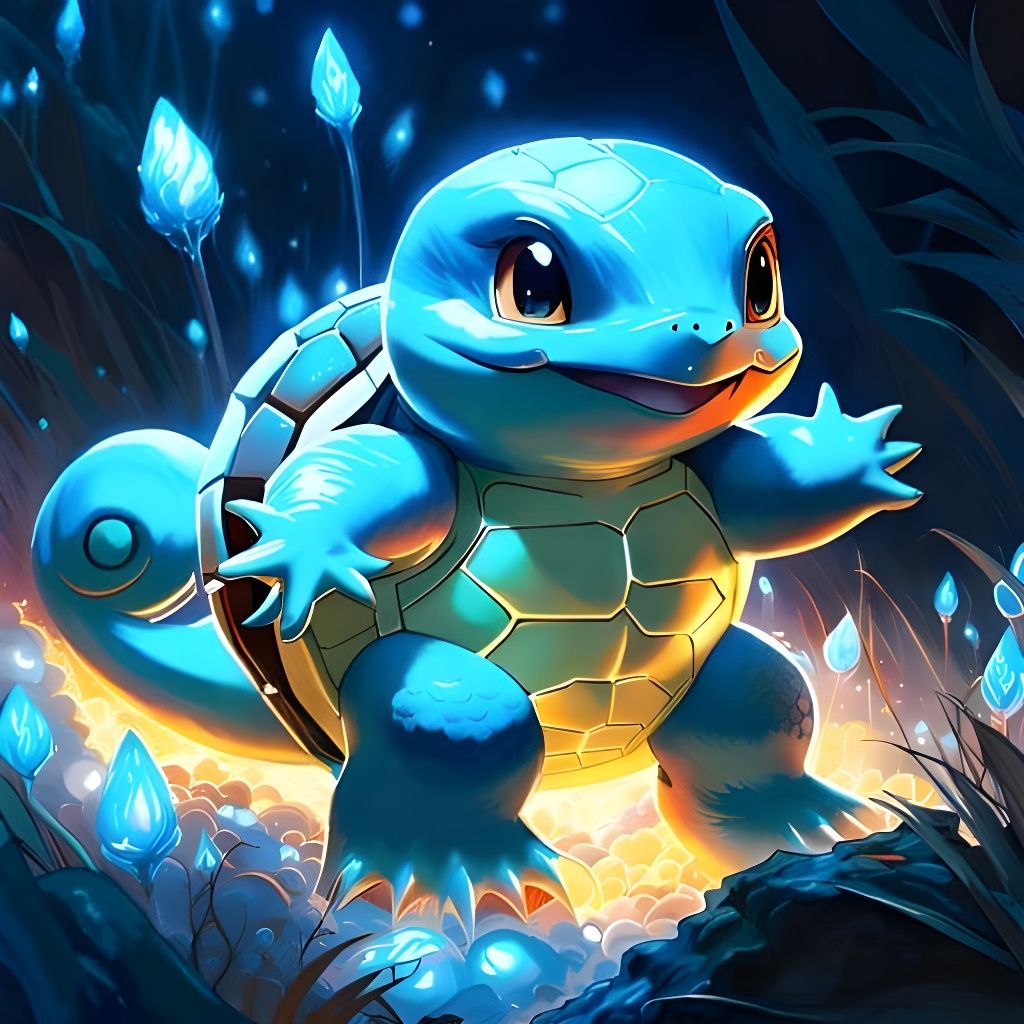 My Adorable Squirtle Repost - Ai Generated Artwork - Nightcafe Creator