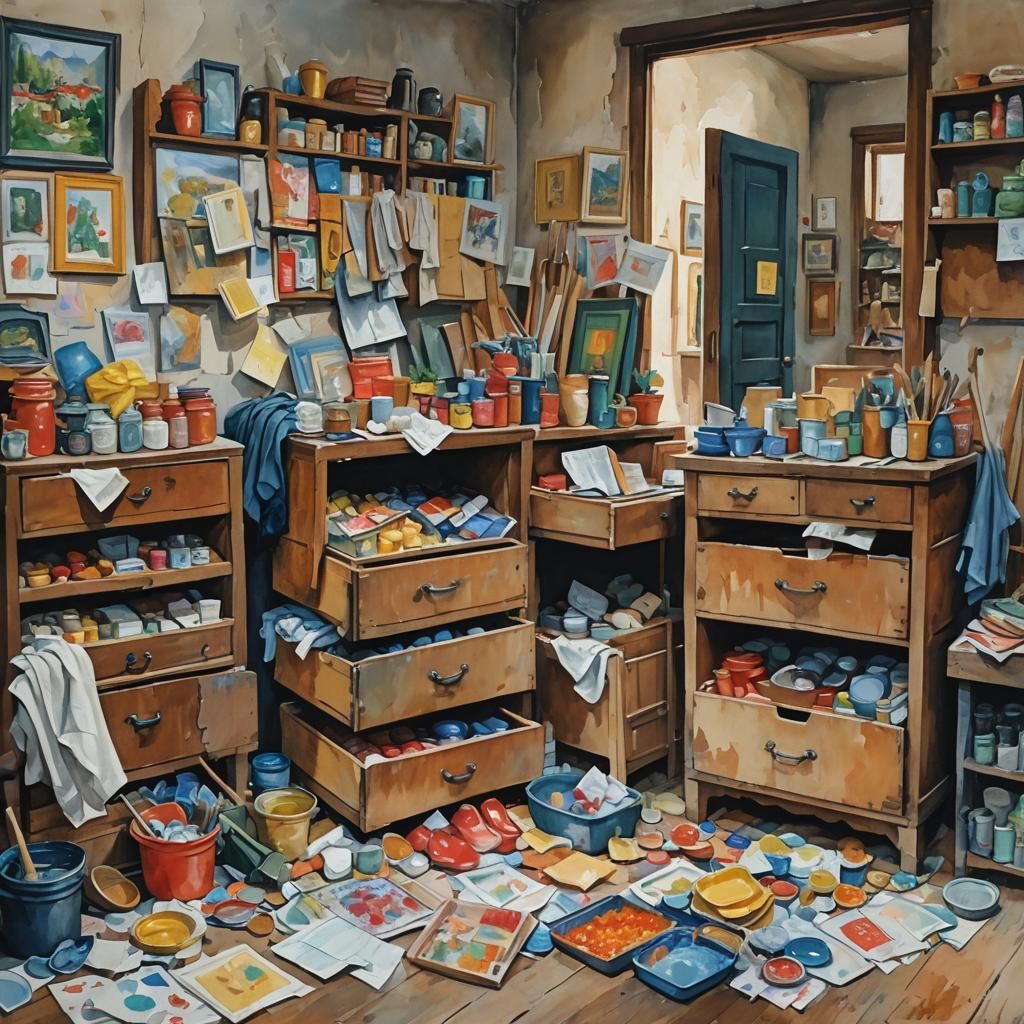 Your beauty's stored safely away.  And that's what you wanted, you say.  by @Steve Dufour