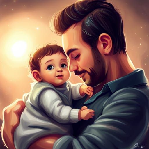 Father And Son 4 - AI Generated Artwork - NightCafe Creator