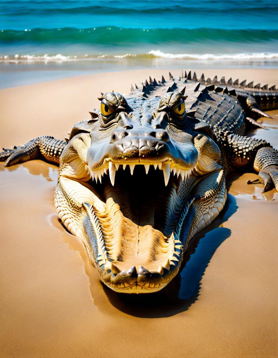 Up close and Personal with a Crocodile