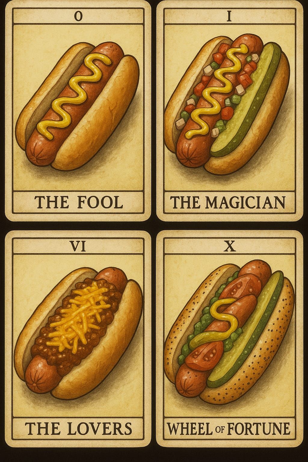 Hotdog Tarot