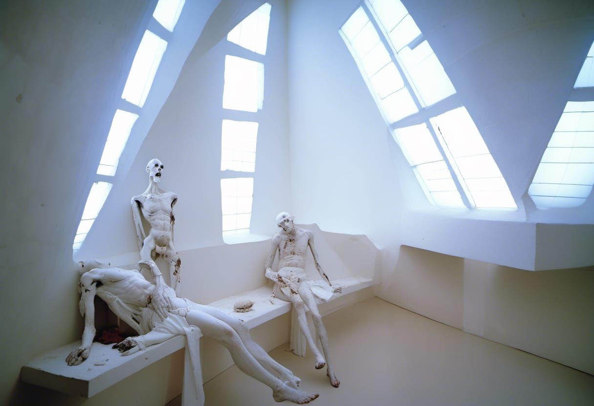 Surrealist Sculpture Inspired by Ernst and Karkowski