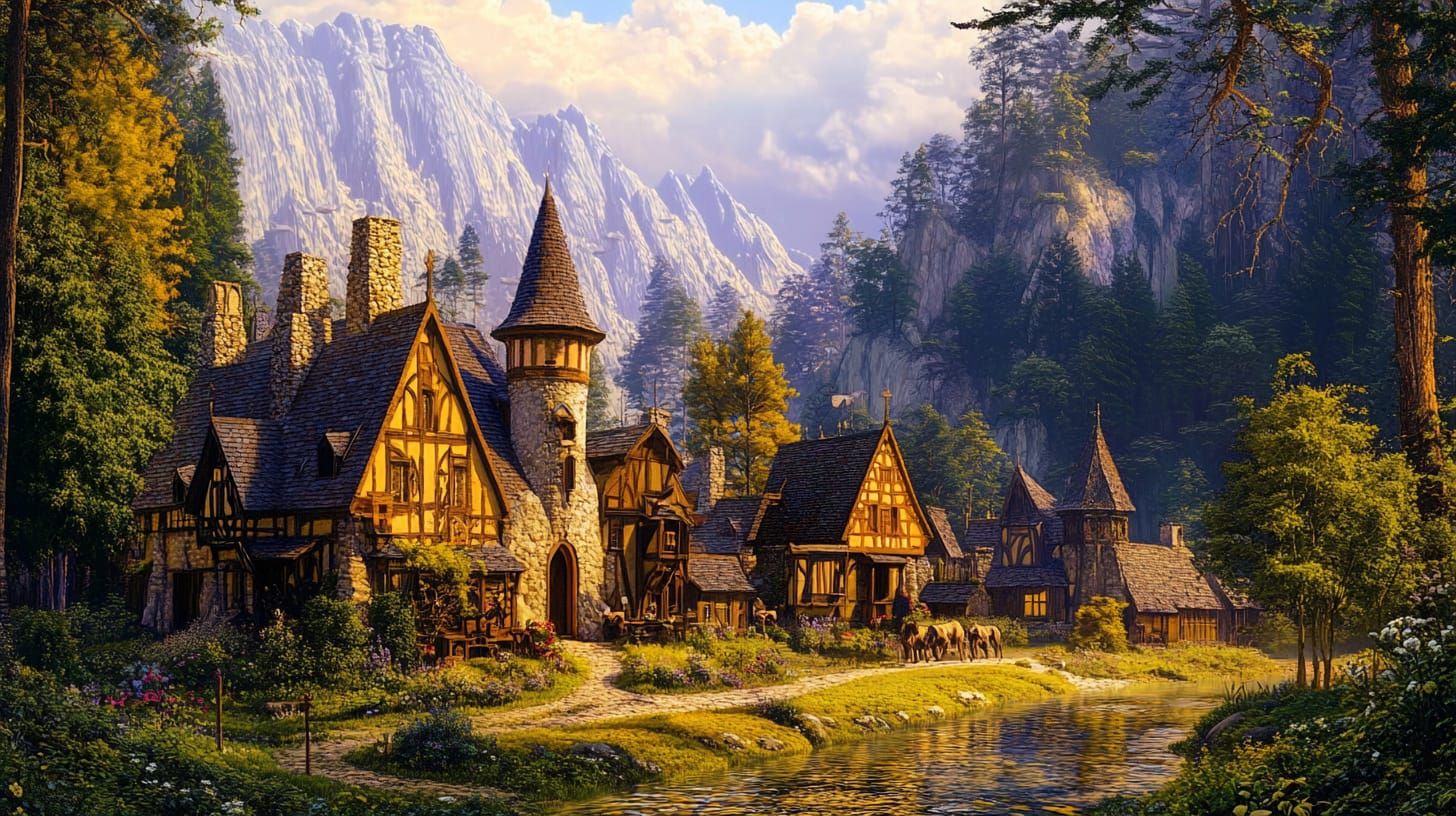 Echos of Maxfield Parrish