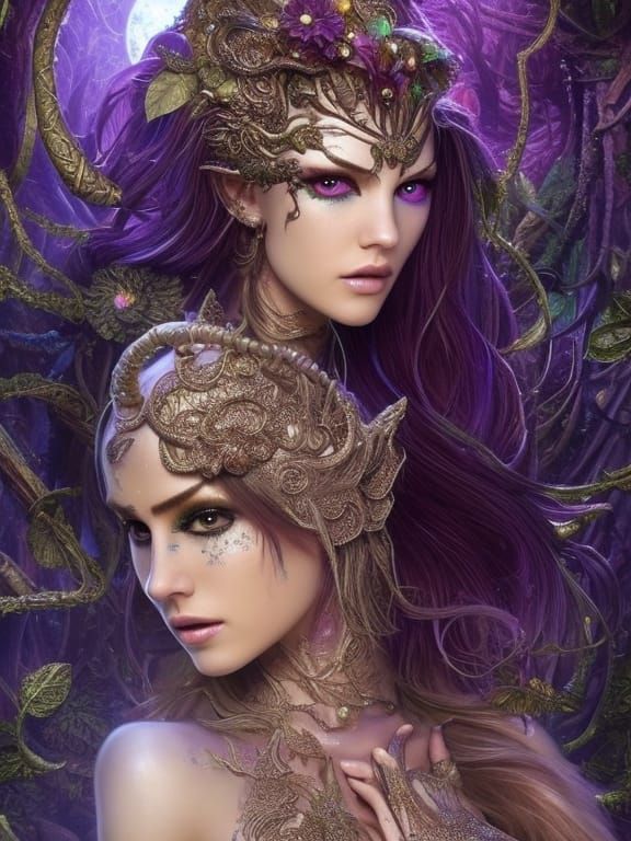 Beautiful Lovecraft woman 44 HQ - AI Generated Artwork - NightCafe Creator