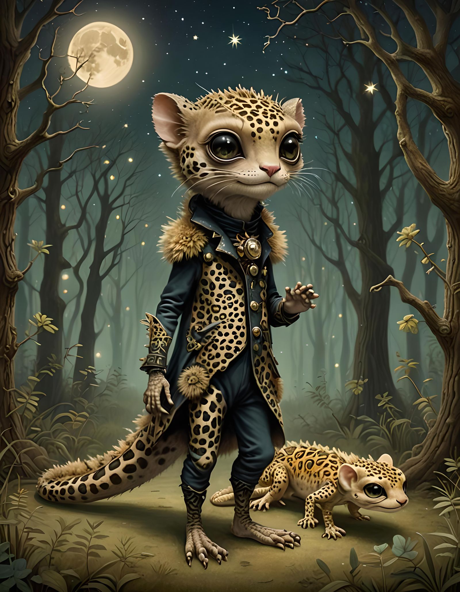 Fashionable Cheetah Gecko