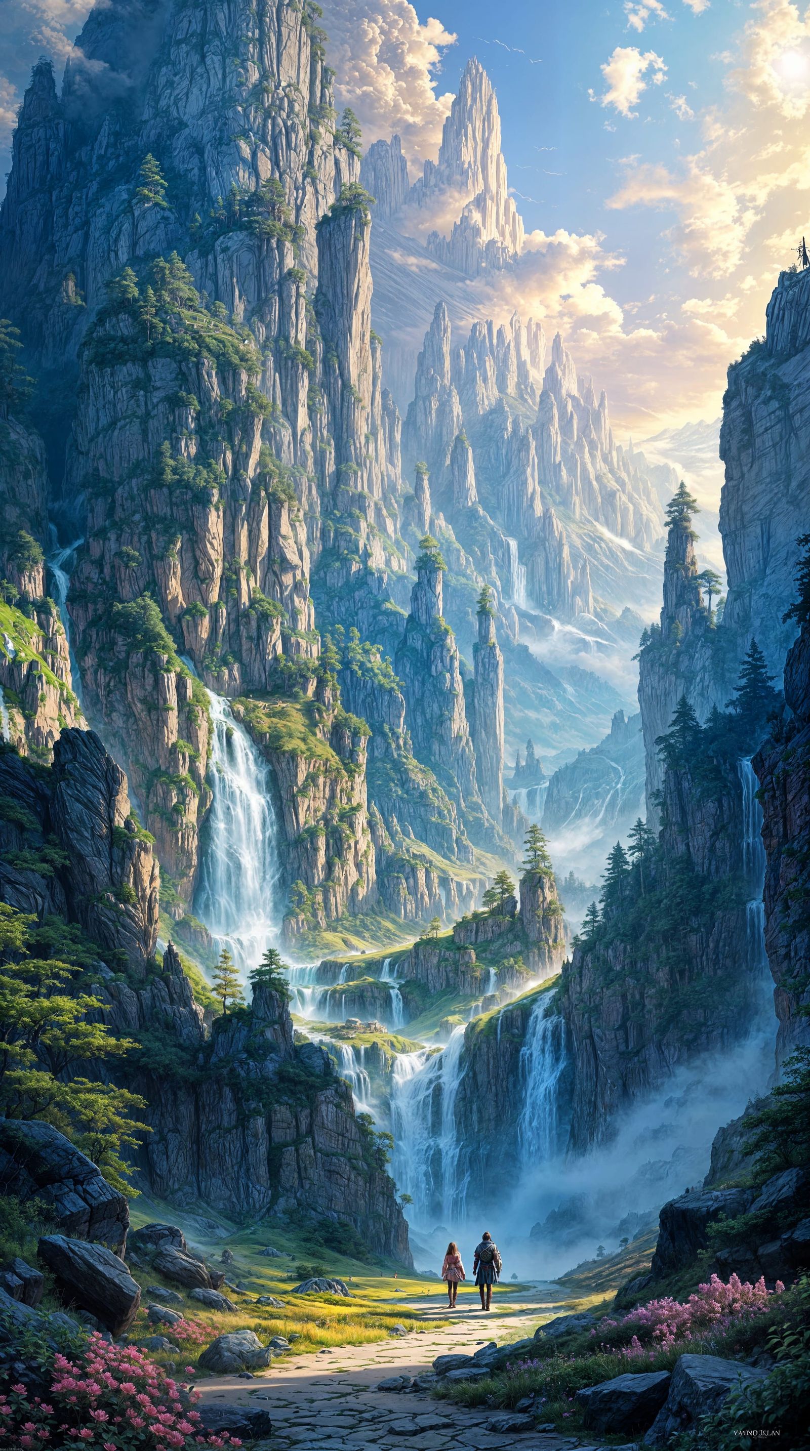 To the waterfalls  by @Edana