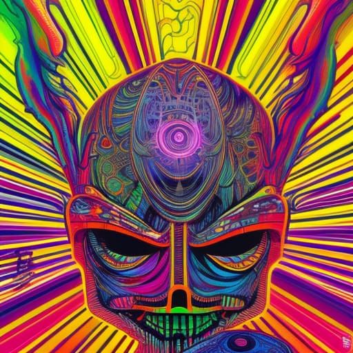 Psychadelic Speedster - AI Generated Artwork - NightCafe Creator