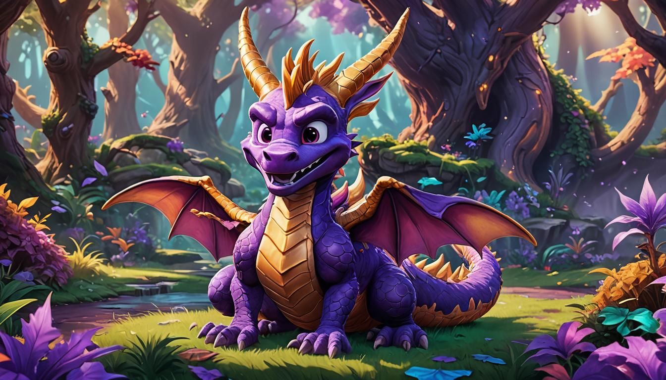 🔥🐉 Sypro the Dragon 💎🌿  by @Lycamoon - Sibylle Creation