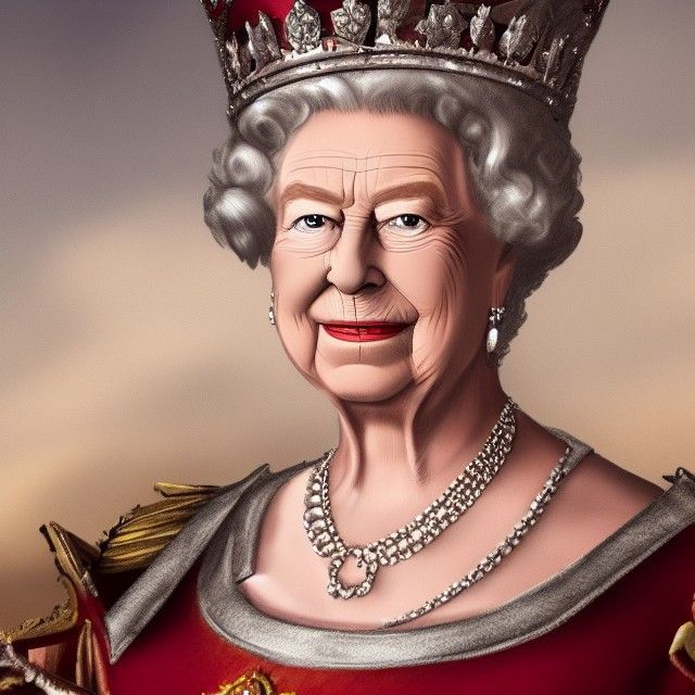 Queen Elizabeth III in vanpire 8k resolution concept art - AI Generated ...