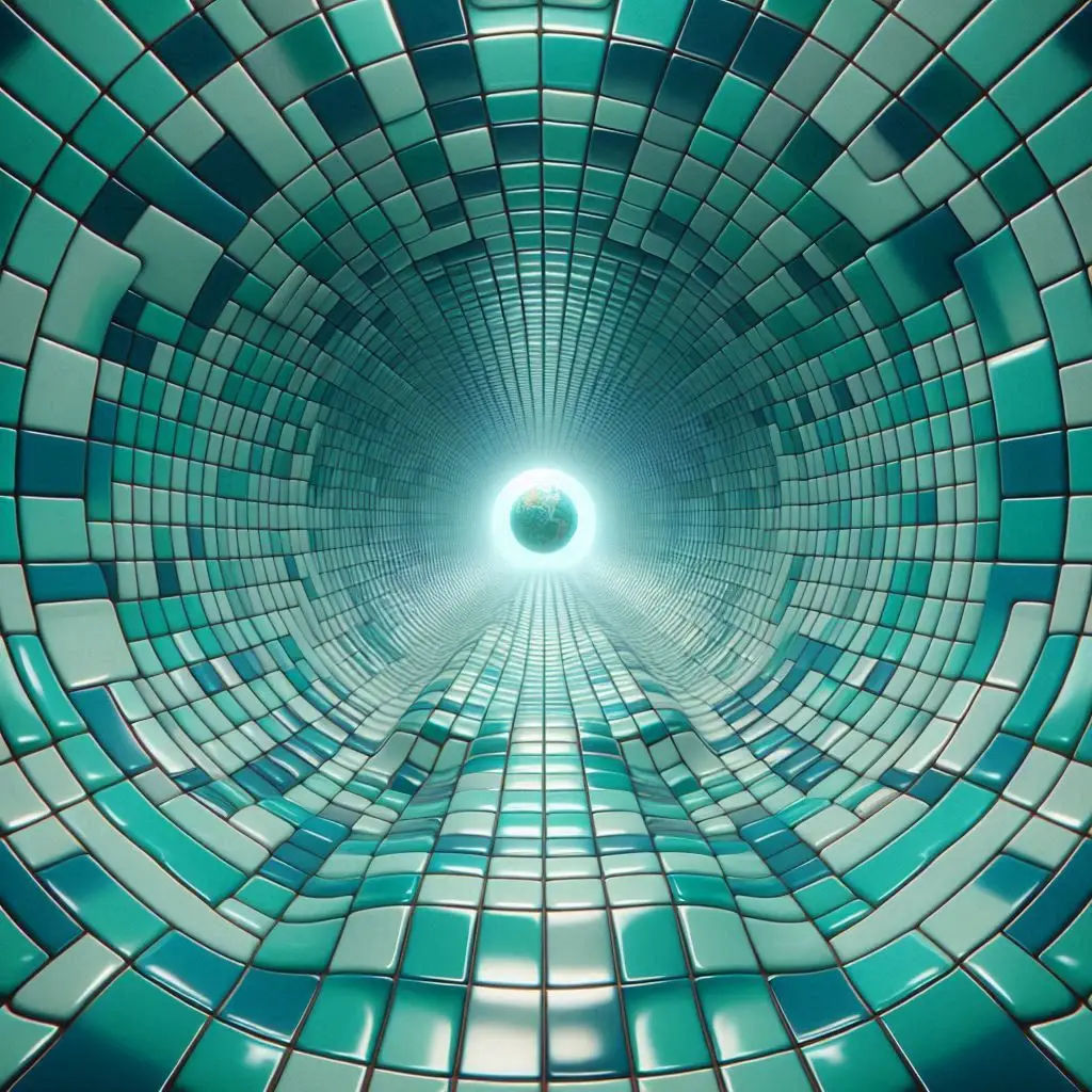 Earth at the end of the Tunnel.