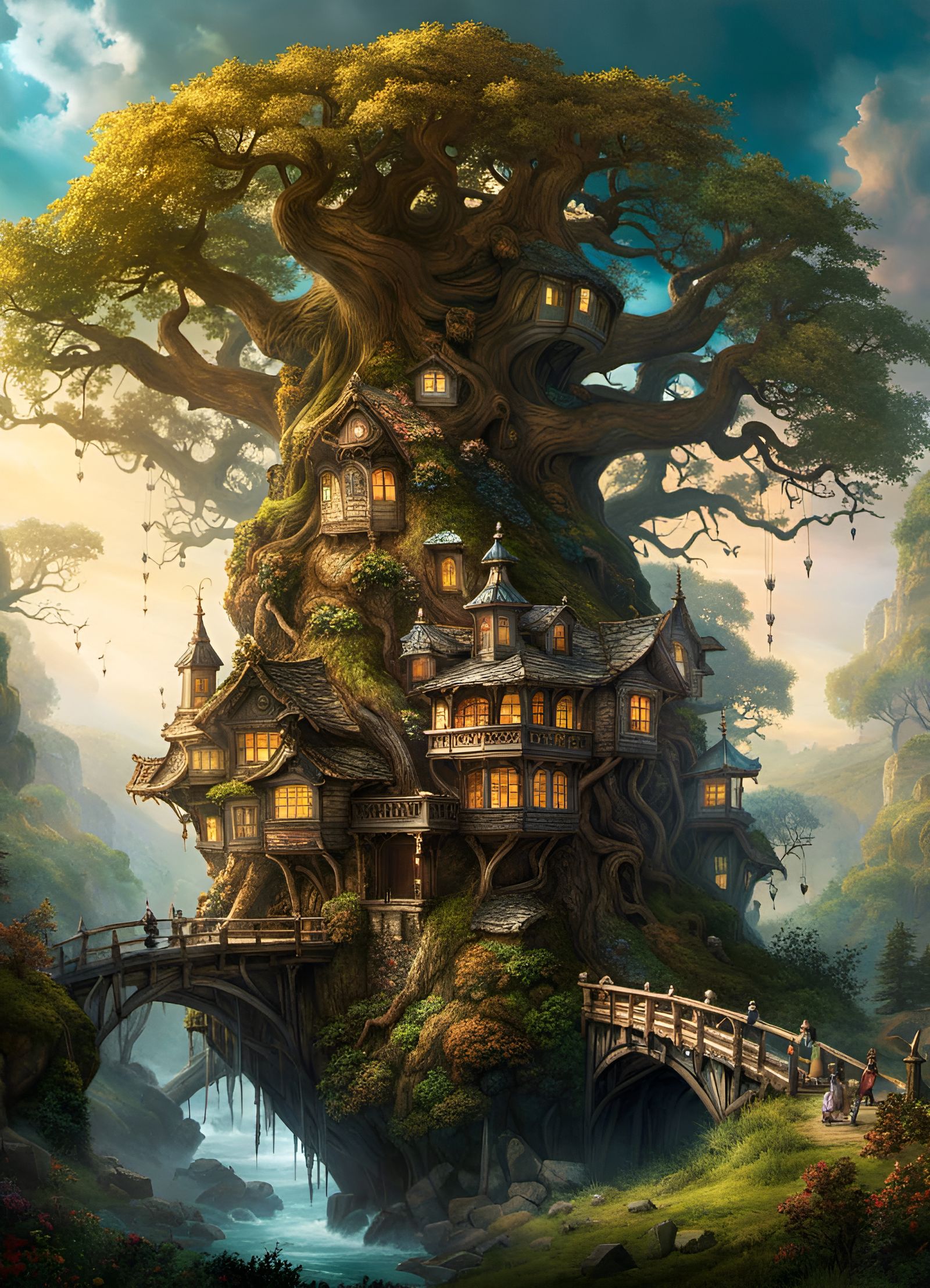 Living Oak Inn  by @Art of Art